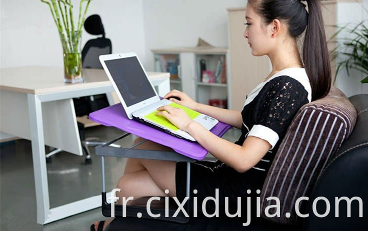 Plastic folding lap desk